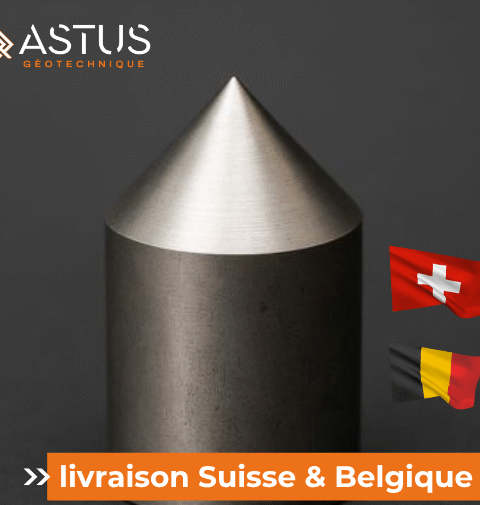 pointes géotechniques Suisse Belgique