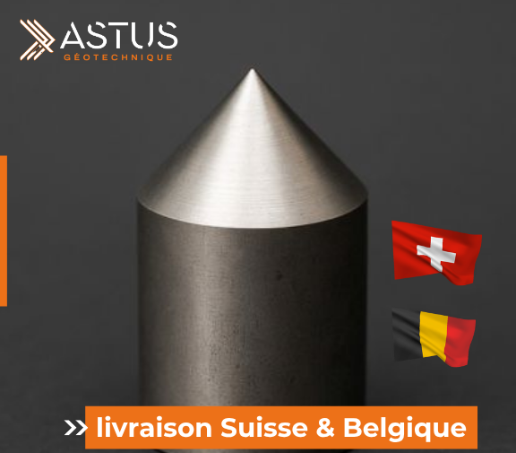 pointes géotechniques Suisse Belgique